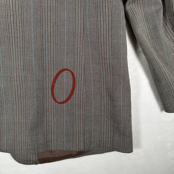 Hugo Boss Aamon Blazer Men Size 44R Two-Button Jacket Cotton Blend Made Slovenia - Picture 12 of 16